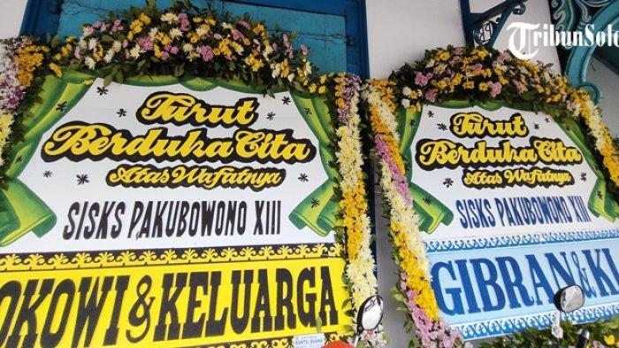 Jokowi Kirim Karangan Bunga Wafatnya Pakubuwono XIII, Berjasa Redam Konflik