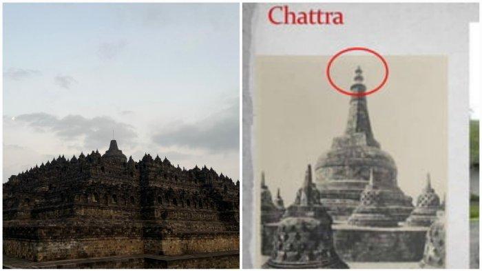 Chattra Bakal Dipasang di Candi Borobudur