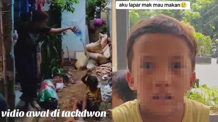 Viral Bocah Nangis Kelaparan hingga Disiram Ibunya di Bojonggede Bogor