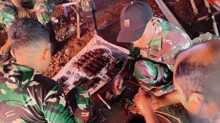 Peluru Sempat Meledak saat Pius Kwuta Gali WC di Huntara Konga Flores Timur NTT