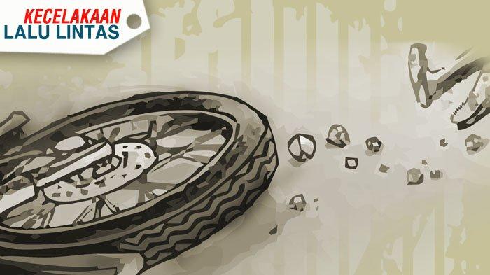 ngeri-wanita-motor-terjebak-di-kolong-truk-trailer-dievakuasi-usai-kakinya-terlindas