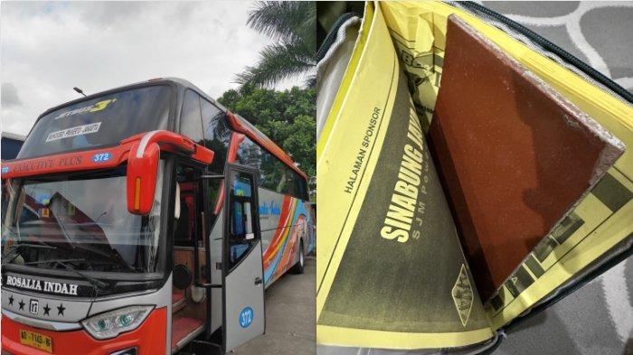 Viral Penumpang Bus Rosalia Indah Kemalingan, Ipad Diganti Buku dan Keramik