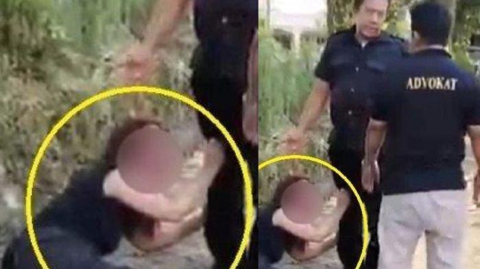 wanita-nangis-kesakitan-dikejar-suami-histeris-minta-bantuan-warga-di-pinggir-jalan