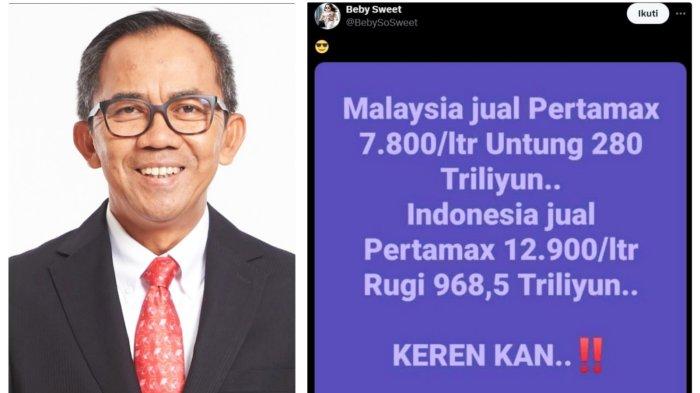 MAHALNYA Harga BBM Indonesia Diduga karena Bagi2 Fee, di Malaysia Rp 7.800 Untung
