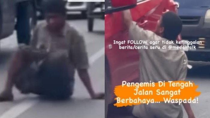 Viral Modus Pengemis di Jalan HM Yamin, Kaki Pura-pura Buntung