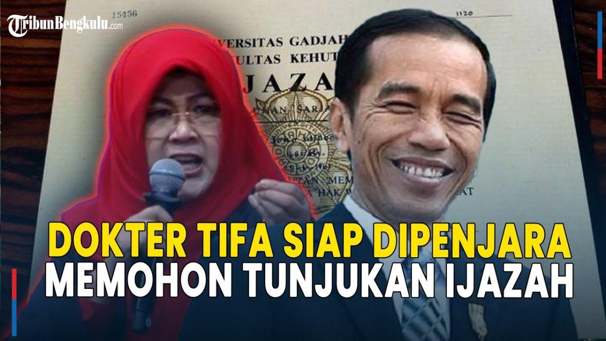 Dokter Tifa Kini Memohon ke Jokowi: Bapak Ikhlas Lihat Perempuan Dipenjara?