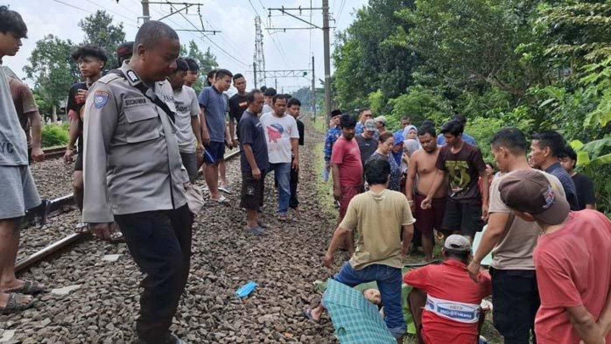 Wanita di Bogor Tertabrak Kereta, Masinis Tutup Mata Detik-detik Keretanya Menyambar