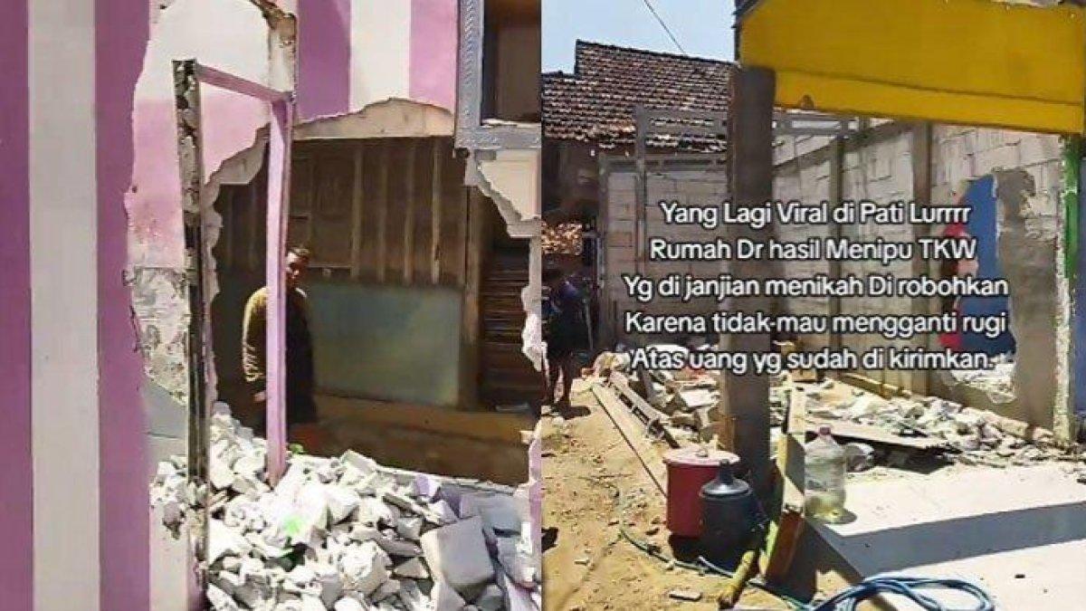 TKW Dubai Robohkan Rumah Kekasih di Pati, Sudah Kirim Rp250 Juta Kini Ditinggal Nikah