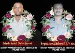 2 Anggota Polri Tewas Tertembak, KKB Serang Pospol di Paniai