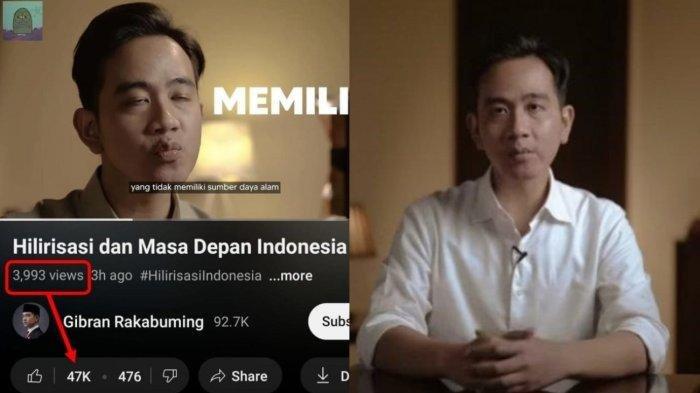 Jumlah Like Video Gibran Lebih Banyak dari Views, Said : Berbohong Kok Diwariskan