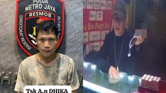 Tampang Dhika Preman Ngamuk dan Palak Penjaga Konter di Ciputat, Ditangkap Polisi