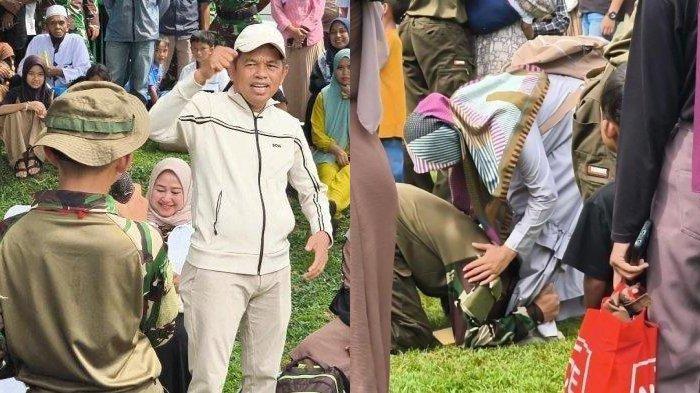 Tangis Bahagia Orang Tua Siswa yang Pulang dari Barak Militer Program Dedi
