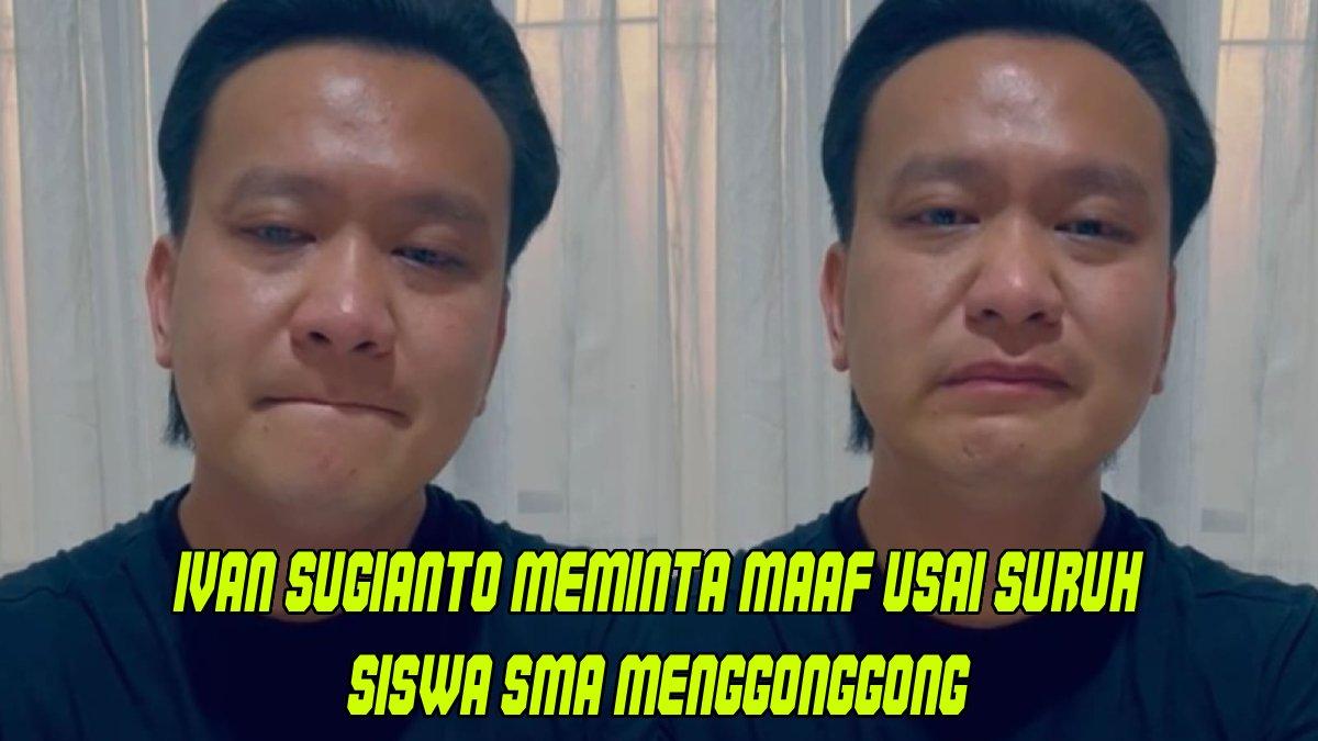 Ivan Sugianto Minta Maaf Usai Siswa SMA Sujud dan Menggonggong, Janji Serahkan