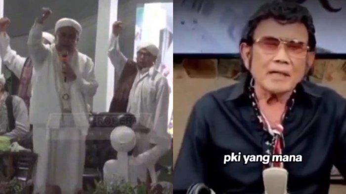 Rhoma Irama Keras ke Rizieq Soal Pasukan Berani Mati Jokowi: Ba'alwi Hentikan