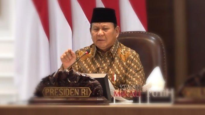 Presiden Prabowo Subianto Ingin Jokowi Disorot di Sidang Kabinet Paripurna