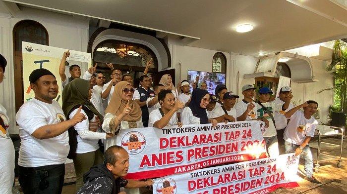 Perwakilan TikTokers Seluruh Indonesia Deklarasi Dukung AMIN