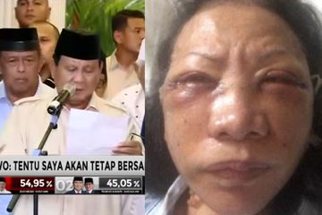 Ekspresi Prabowo Ketika Deklarasi Kemenangan Seperti Saat Konferensi Ratna