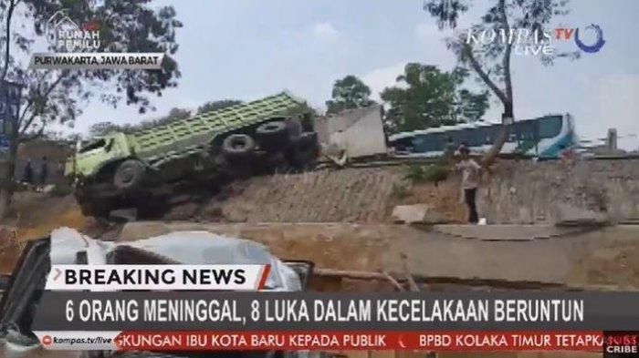 Kecelakaan Beruntun 21 Kendaraan Terjadi di Tol Cipularang