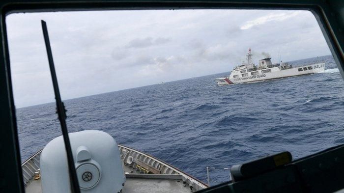 Kapal China Kembali Cari Ikan di Laut Natuna Dikawal Coast Guard