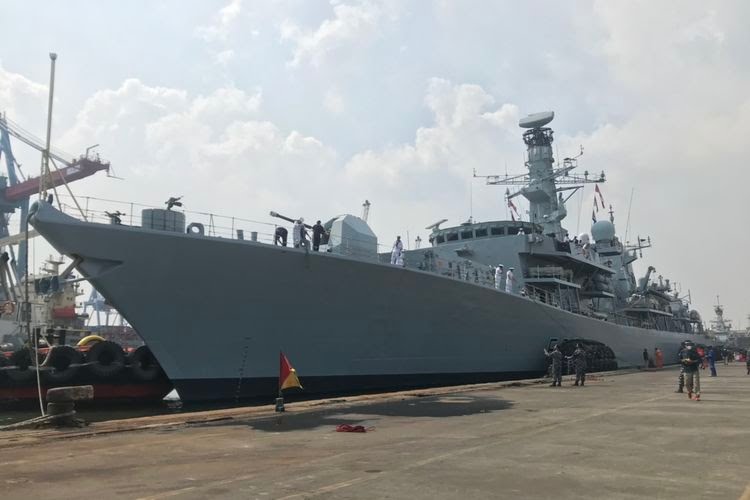 &#91;UPDATE&#93; Kapal Frigate HMS Richmond Sambangi Jakarta, Yuk Intip Spesifikasinya!