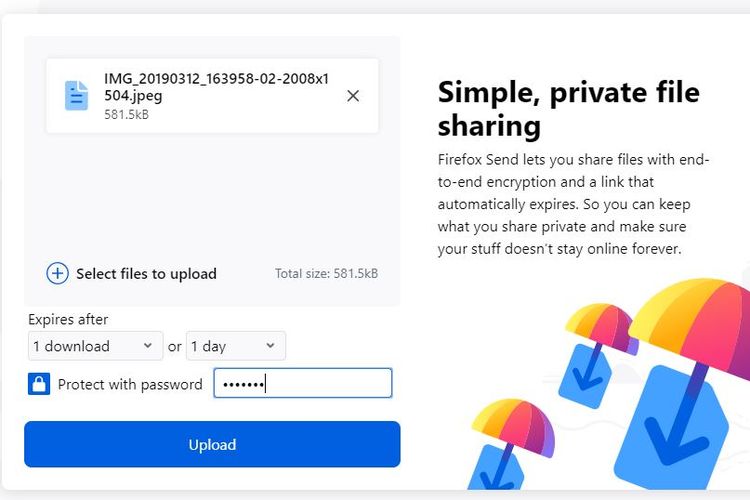 Mozilla Resmi Rilis Firefox Send, Calon Pesaing Google Drive