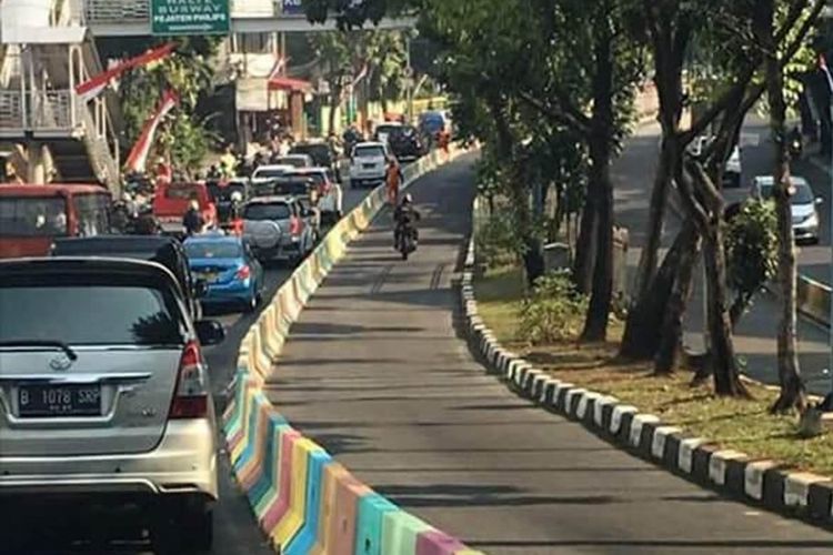 Gubernur DKI Sebut Separator Warna-warni Direncanakan untuk Beautifikasi Asian Games