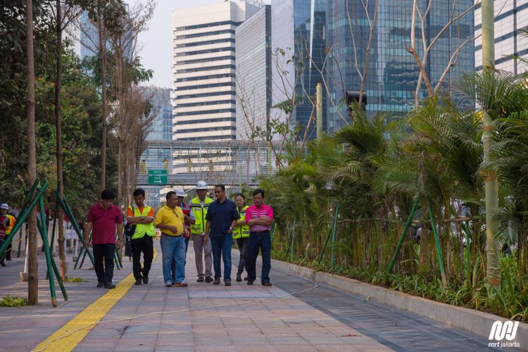 Beda Hasil, Penataan Trotoar Kementerian PUPR, MRT dan Pemprov DKI