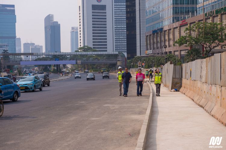 Beda Hasil, Penataan Trotoar Kementerian PUPR, MRT dan Pemprov DKI