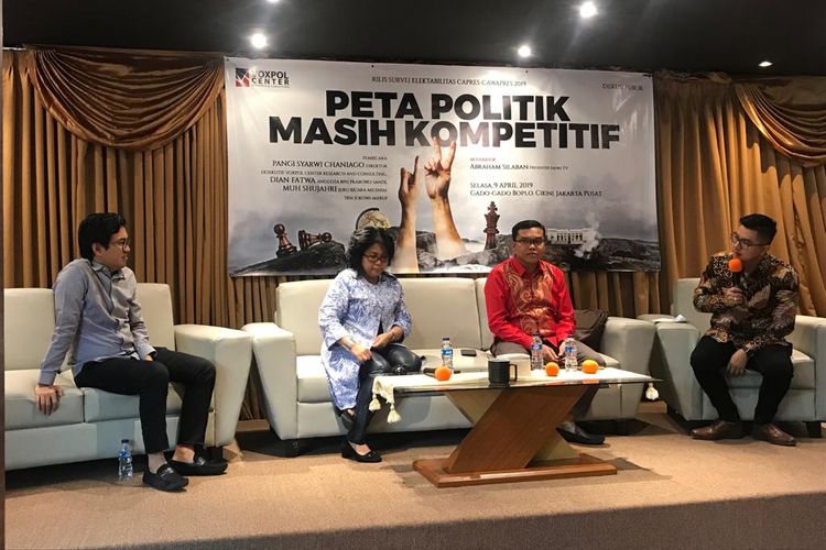 Survei Voxpol: PDI-P Peringkat Pertama, Disusul Gerindra dan Golkar