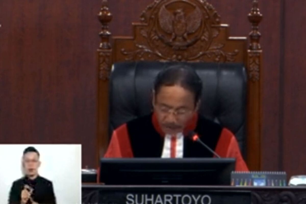 MK Gugurkan Gugatan Penambahan Tes IQ dan Akademik dalam Syarat Capres-Cawapres