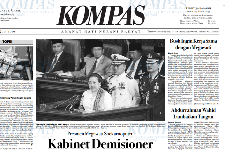 Damai Sesaat di Istana, Kala Gus Dur Selesai Shalat Malam Jelang Dilengserkan MPR..