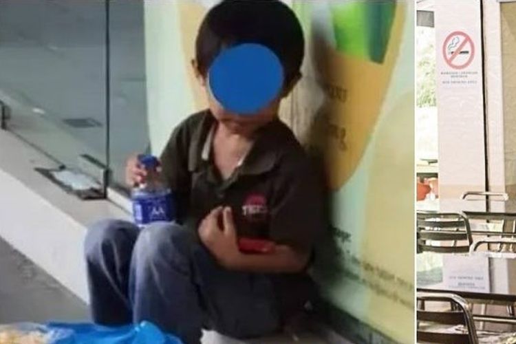 Bocah 5 Tahun Ditinggal Berjualan Sendiri di Pinggir Jalan, OrTunya Makan di Restoran