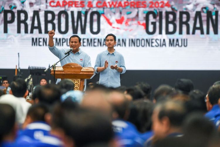 Survei Charta Politika: Elektabilitas Prabowo Turun Usai Gandeng Gibran