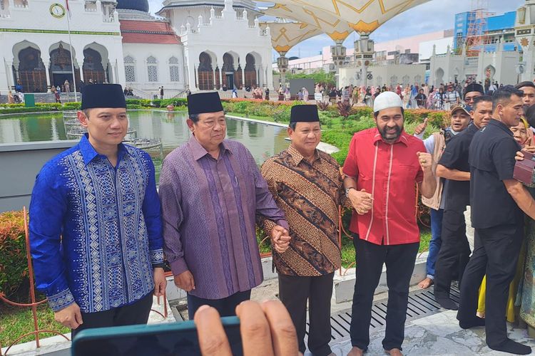 Prabowo Puji Kepemimpinan SBY Hadapi Bencana Tsunami Aceh