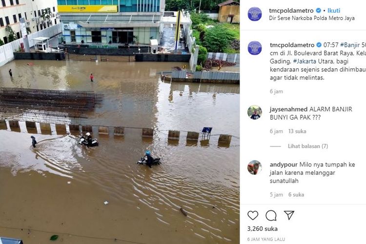 Minta Anies Tak &quot;Tenggelamkan&quot; Kelapa Gading, Warga Tuntut Dana Banjir Dikembalikan 