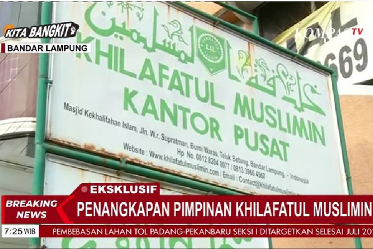 Polda Metro Tangkap Pimpinan Khilafatul Muslimin di Lampung