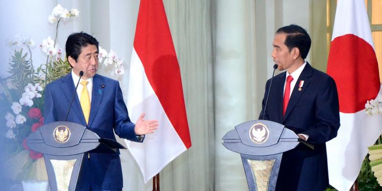 Pembicaraan 1 Menit Jokowi-Abe Jadi Perbincangan Media Jepang