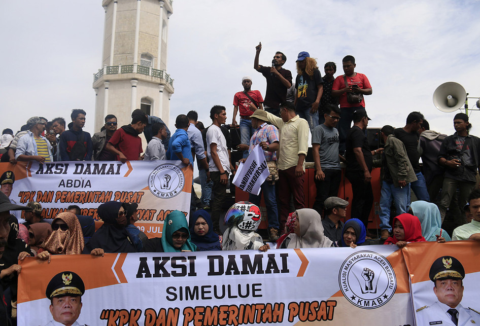 KPK Duga Demo 'Save Lukas Enembe' di Papua Dikondisikan