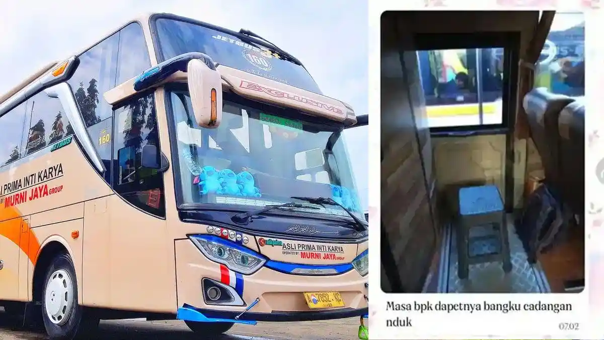 Pemudik Diberi Kursi Plastik Padahal Bayar Rp 420 Ribu Saat Naik Bus