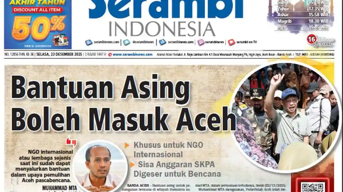 Alasan Wali Nanggroe Aceh Minta Bantuan ke Duta Asing