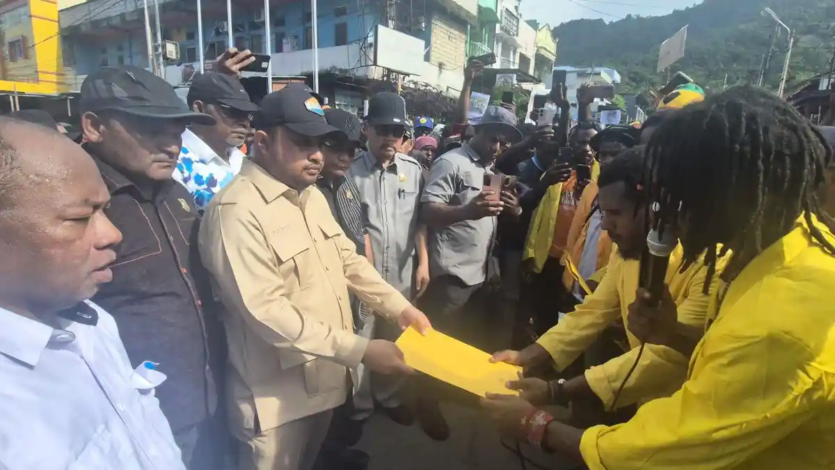 Aksi Mahasiswa di Wamena desak penarikan militer non-organik dari Papua Pegunungan