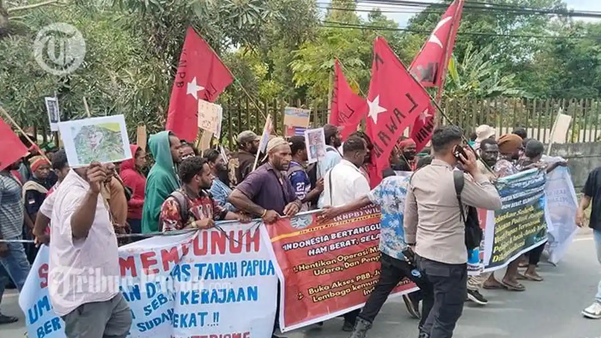 KNPB Serukan Referendum Jalan Terbaik Penyelesaian Pelanggaran HAM di Papua