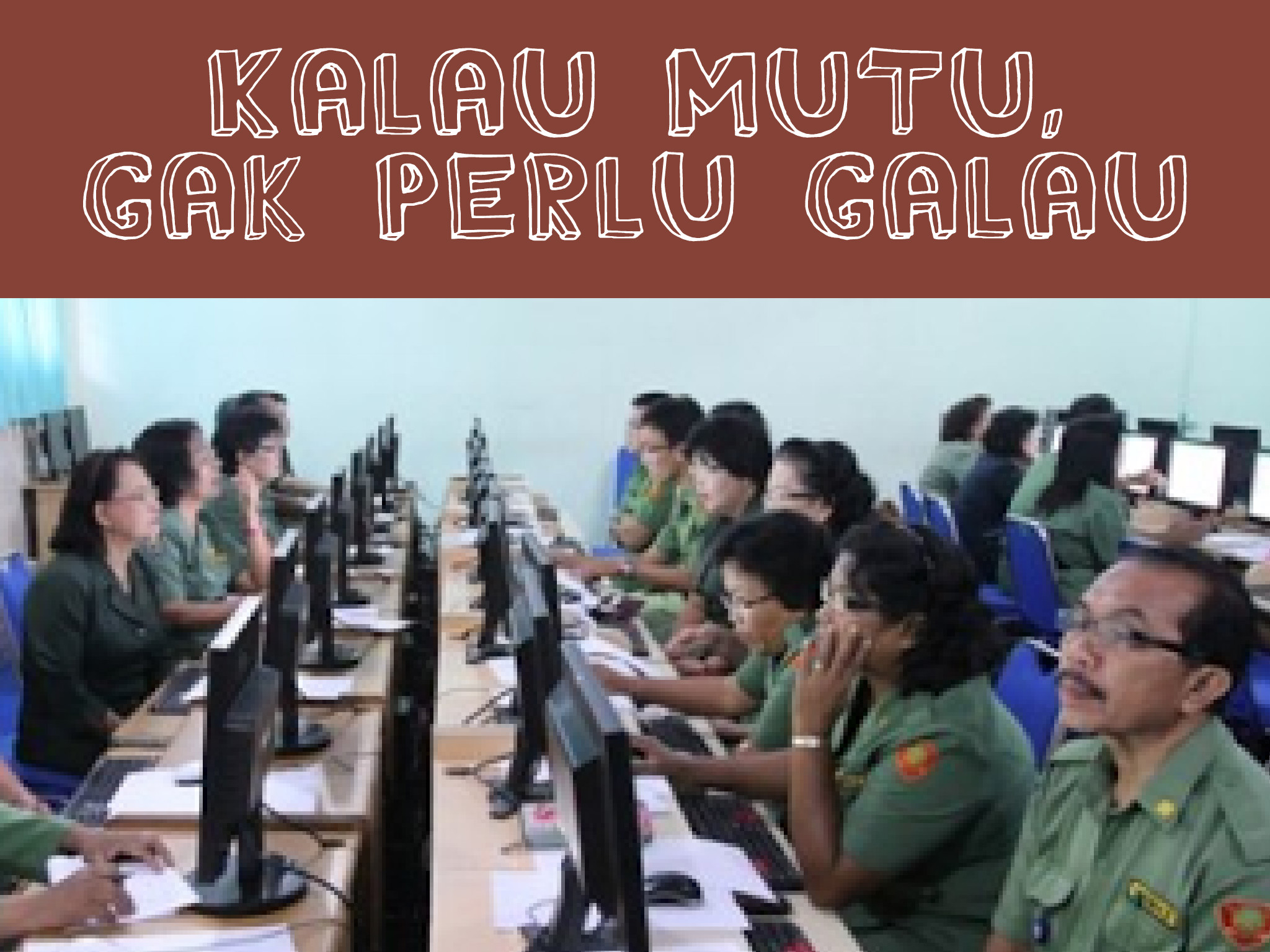 Guru Naik Kelas dengan Uji Kompetensi