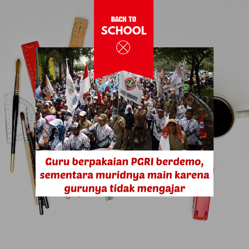 Guru Bukan Politisi, Apa kabar PGRI?