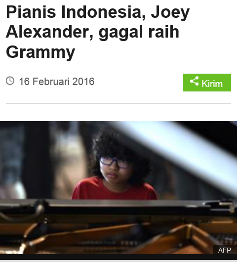Joey, Jangan Diambil Hati Media Sebut Kamu Gagal
