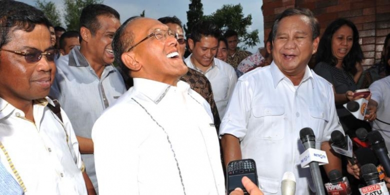 Prabowo Tertawa Dengar Taufik Ngaku Jadi Wagub DKI Jakarta