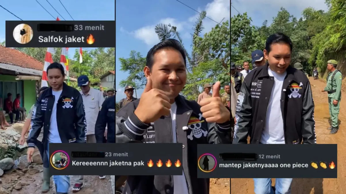Bupati Cianjur Pakai Jaket One Piece Dipuji Banyak Warganet