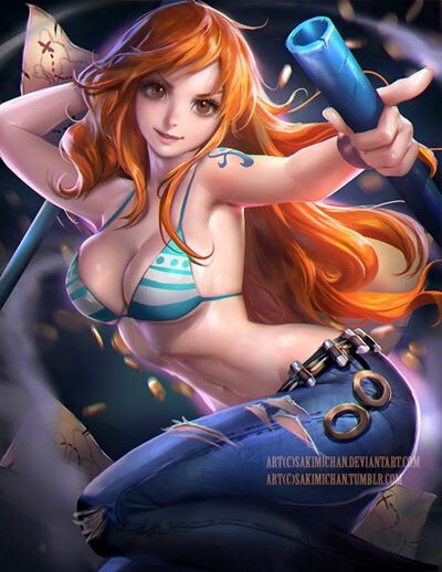 8 Ilustrasi Tokoh Anime yang Disulap Menjadi Super Seksi