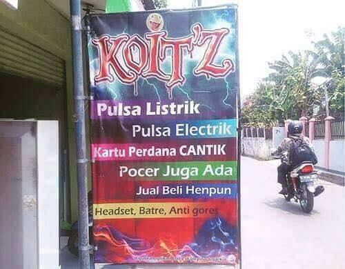 JAMINAN NGAKAK! 15 Foto Kesalahan Bahasa Inggris Paling Lucu Sedunia dan Akhirat