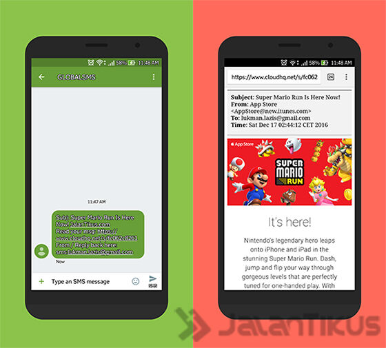 AJAIB! Begini Cara Mengirim Email ke Nomor HP